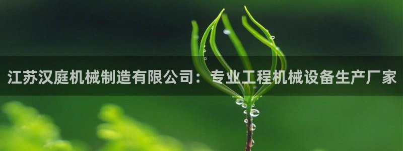 彩神通官方网：江苏汉庭机械制造有限公司：专业工程机械设备生产厂家