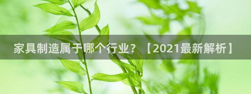 彩神V官网：家具制造属于哪个行业？【2021最新解析】