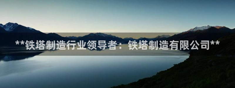 彩神v秘聊号码：**铁塔制造行业领导者：铁塔制造有限公司**