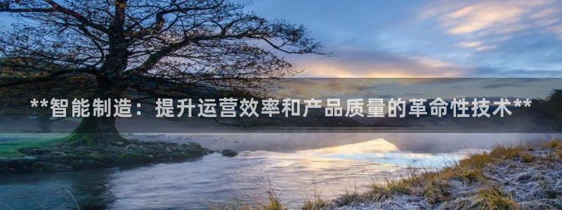 彩神v彩搜狗：**智能制造：提升运营效率和产品质量的革命性技术**