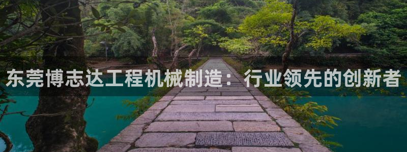 彩神vll购彩大厅大众：东莞博志达工程机械制造：行业领先的创新者