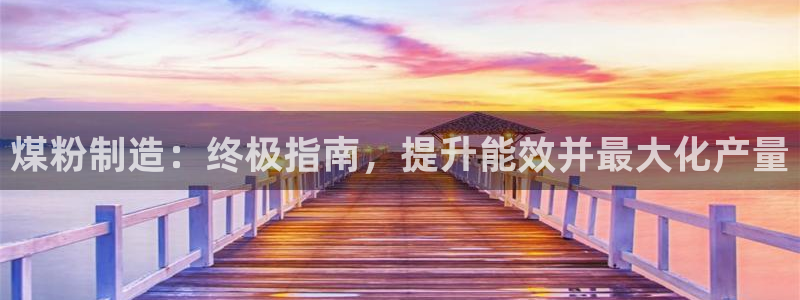 彩神V集团有限公司：煤粉制造：终极指南，提升能效并最大化产量