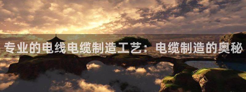 彩神v8客户端：专业的电线电缆制造工艺：电缆制造的奥秘