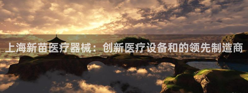 彩神v8是一个什么平台啊：上海新苗医疗器械：创新医疗设备和的领先制造商